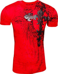 Konflic Giant Tribal Cross T-shirt (Red)
