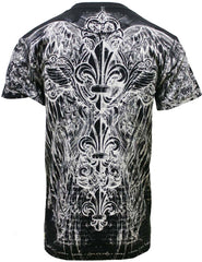 Konflic Triple Fleur De Lis T-Shirt (Black)