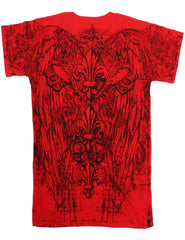 Konflic Triple Fleur De Lis T-Shirt (Red)