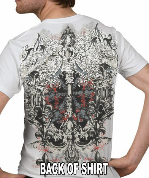 Konflic White Eagle Of Death Men's T-Shirt (White) –