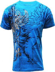Konflic Winged Sword T-shirt (Blue)