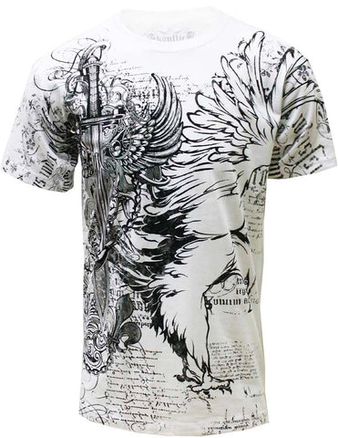 Konflic Winged Sword T-shirt (White)