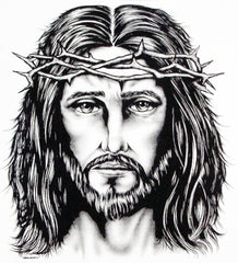 Large Jesus Crown Of Thorns Hoodie