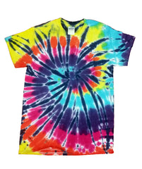 Lava Lamp Spiral Tie Dye Mens T-shirt