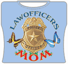 Law Officers Mom Girls T-Shirt