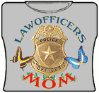 Law Officers Mom Girls T-Shirt