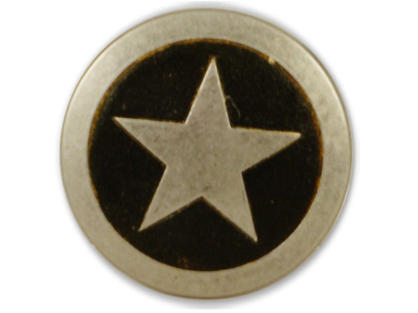 Leather Accent Star Belt Buckle With FREE Leather Belt