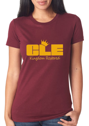 Lebron Kingdom Restored CLEveland Girl's T-shirt