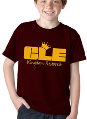 Lebron Kingdom Restored CLEveland Kid's T-shirt