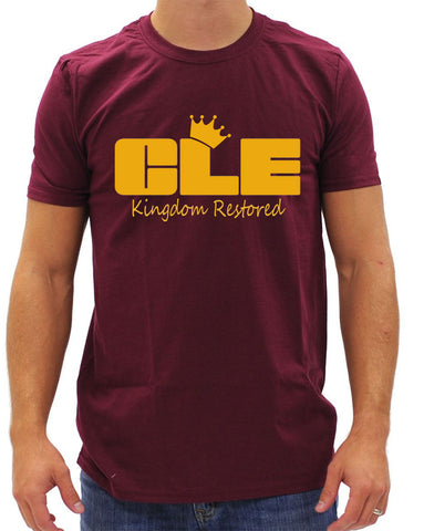 Lebron Kingdom Restored CLEveland Men's T-shirt