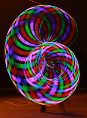 Led Hula Hoop - Light Up Rave and Dance Hula Hoop with 36 Led Lights