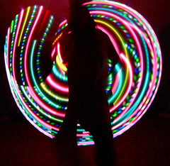 Led Hula Hoop - Light Up Rave and Dance Hula Hoop with 36 Led Lights ...