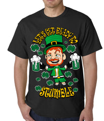 Leprechaun Let's Get Ready To Stumble Mens T-shirt