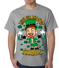 Leprechaun Let's Get Ready To Stumble Mens T-shirt