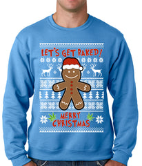 Let's Get Baked Ugly Christmas Sweater Crewneck Sweatshirt