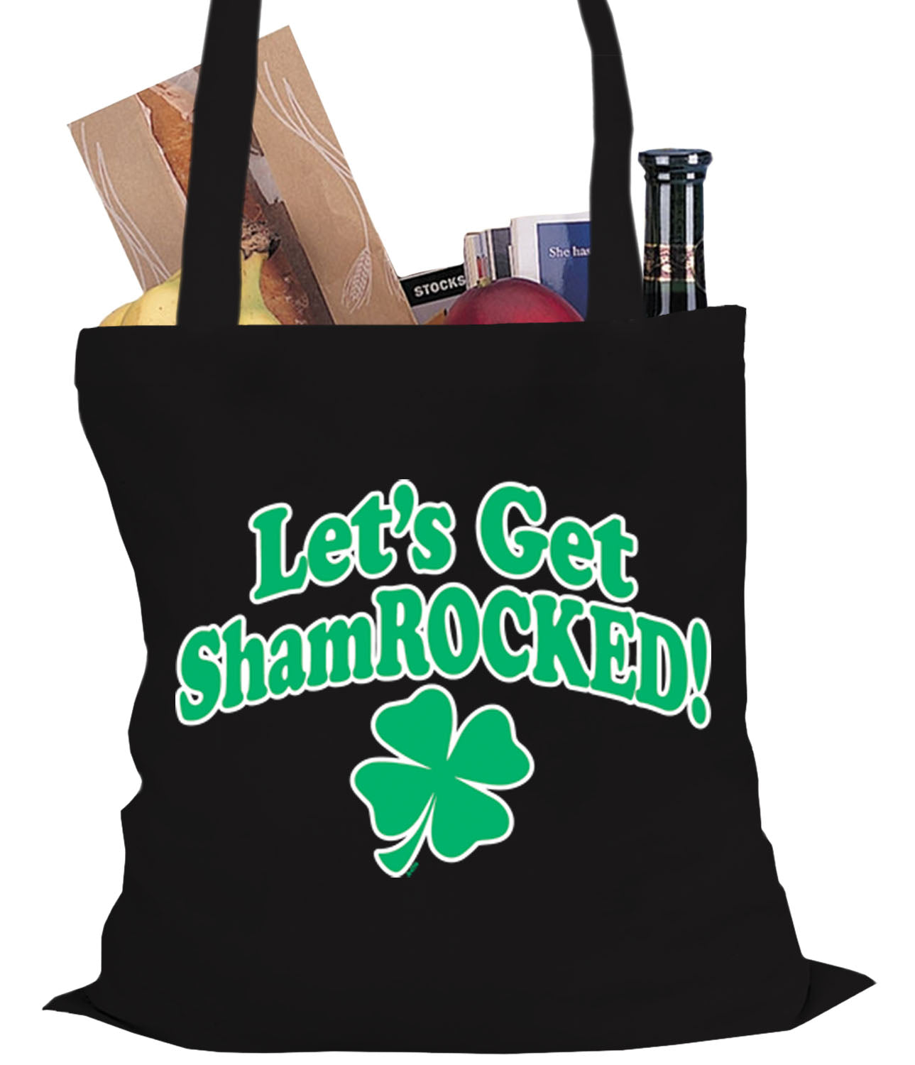 Let's Get ShamROCKED Funny Irish Tote Bag