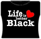 Life Is Better Black Girls T-Shirt