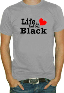 Life Is Better Black T-Shirt