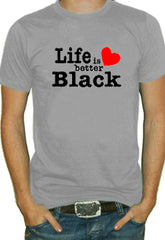 Life Is Better Black T-Shirt