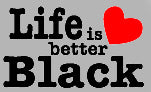 Life Is Better Black T-Shirt