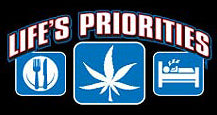 Lifes Priorities Pot T-Shirt