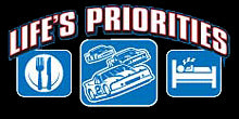 Lifes Priorities Racing Hoodie