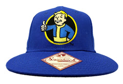Limited Edtion Official Fallout 4 Vault Boy Snapback Hat (Royal Blue)