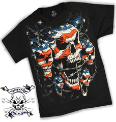 Liquid Blue "Patriot Skull" T-Shirt