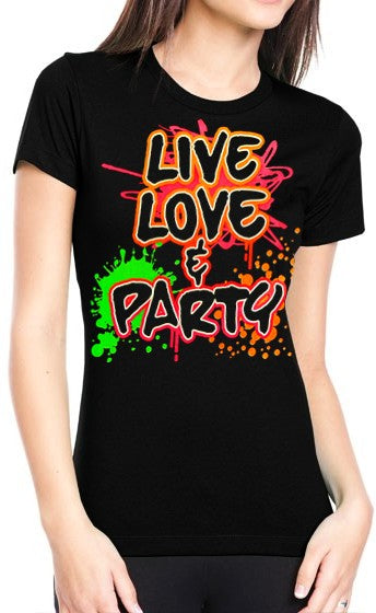 Live, Love & Girls T-Shirt Bewild