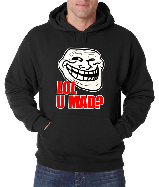 LOL U MAD? Adult Hoodie –