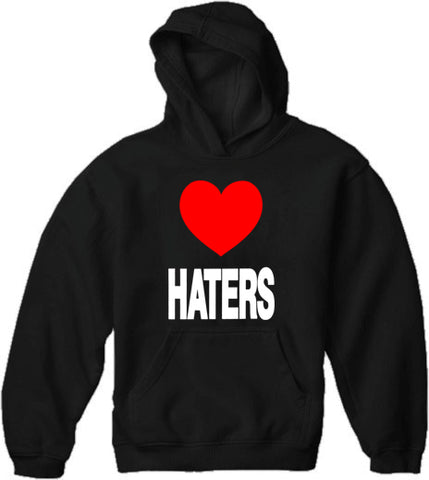 Love Haters Adult Hoodie