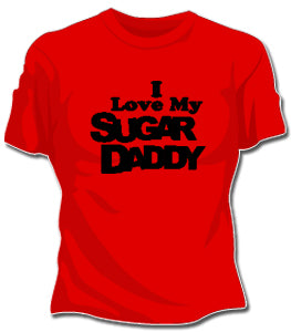 Love My Sugar Daddy Girls T-Shirt