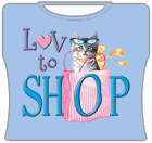 Love To Shop Girls T-Shirt