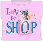 Love To Shop Girls T-Shirt