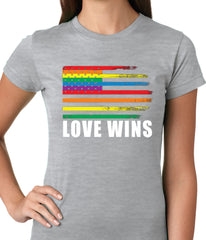 Love Wins - Gay Marriage Equality Ladies T-shirt