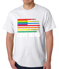 Love Wins - Gay Marriage Equality Mens T-shirt