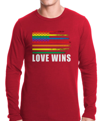 Love Wins - Gay Marriage Equality Thermal Shirt