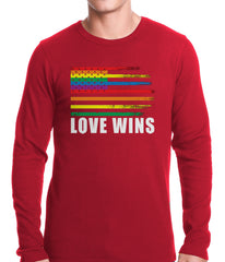 Love Wins - Gay Marriage Equality Thermal Shirt