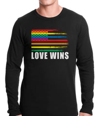 Love Wins - Gay Marriage Equality Thermal Shirt