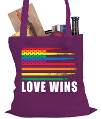Love Wins - Gay Marriage Equality Tote Bag