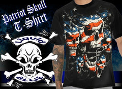 Liquid Blue "Patriot Skull" T-Shirt