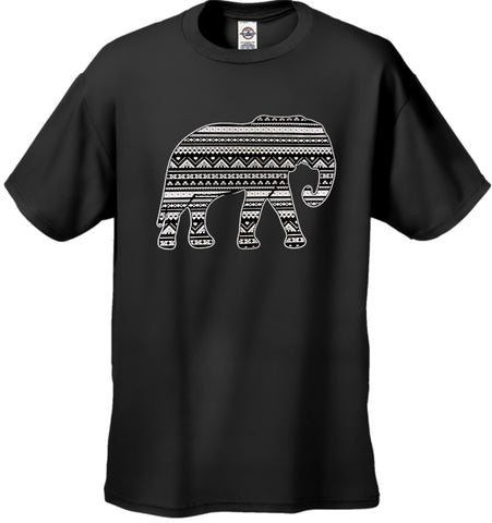 Lucky Aztec Elephant Men's T-Shirt