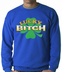 Lucky B*tch Irish Shamrock Crewneck