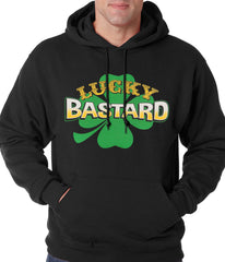 Lucky Bastard Irish Shamrock Hoodie