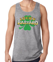 Lucky Bastard Irish Shamrock Tanktop