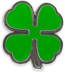 Lucky Shamrock 4 leaf Clover Buckle With FREE Leather Belt