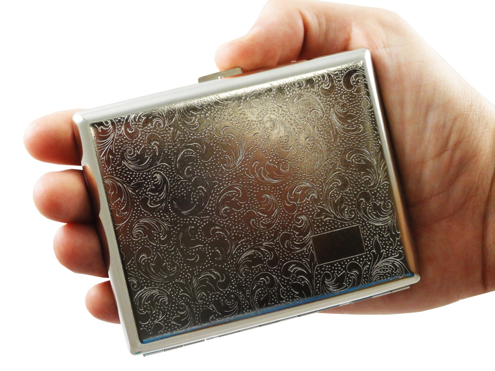 Luxury Paisley Full-Pack Cigarette Case (For Regular Size & 100's)