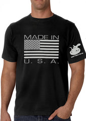 Made In The USA Men's T-Shirt (Black)