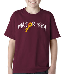 Major Key To Succes Emoji Key Kids T-shirt