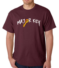 Major Key To Succes Emoji Key Mens T-shirt
